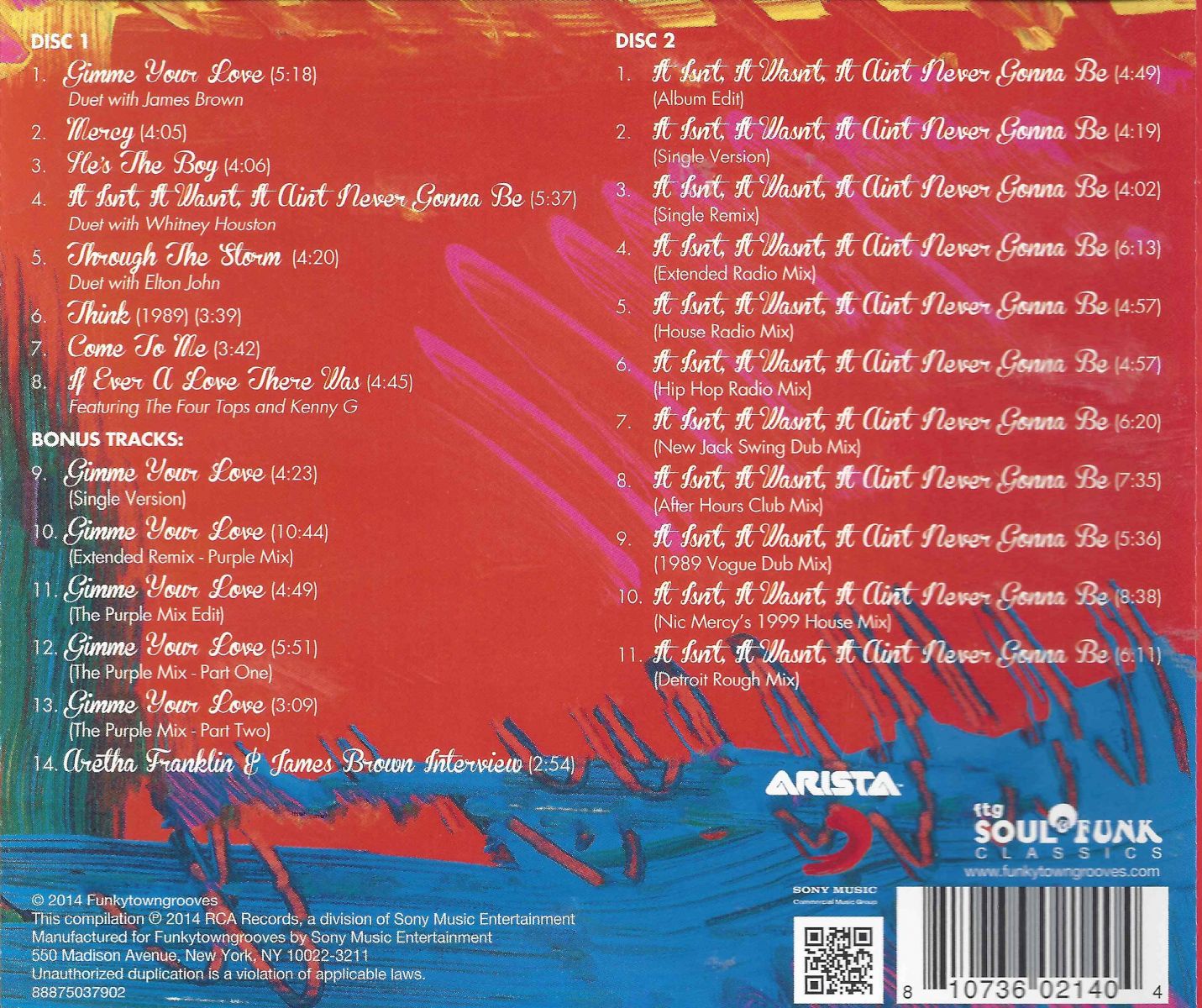 Aretha Franklin Through The Storm (2 CD Deluxe Edition) Dubman Home